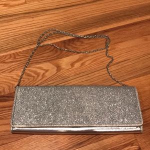 Cute silver clutch!